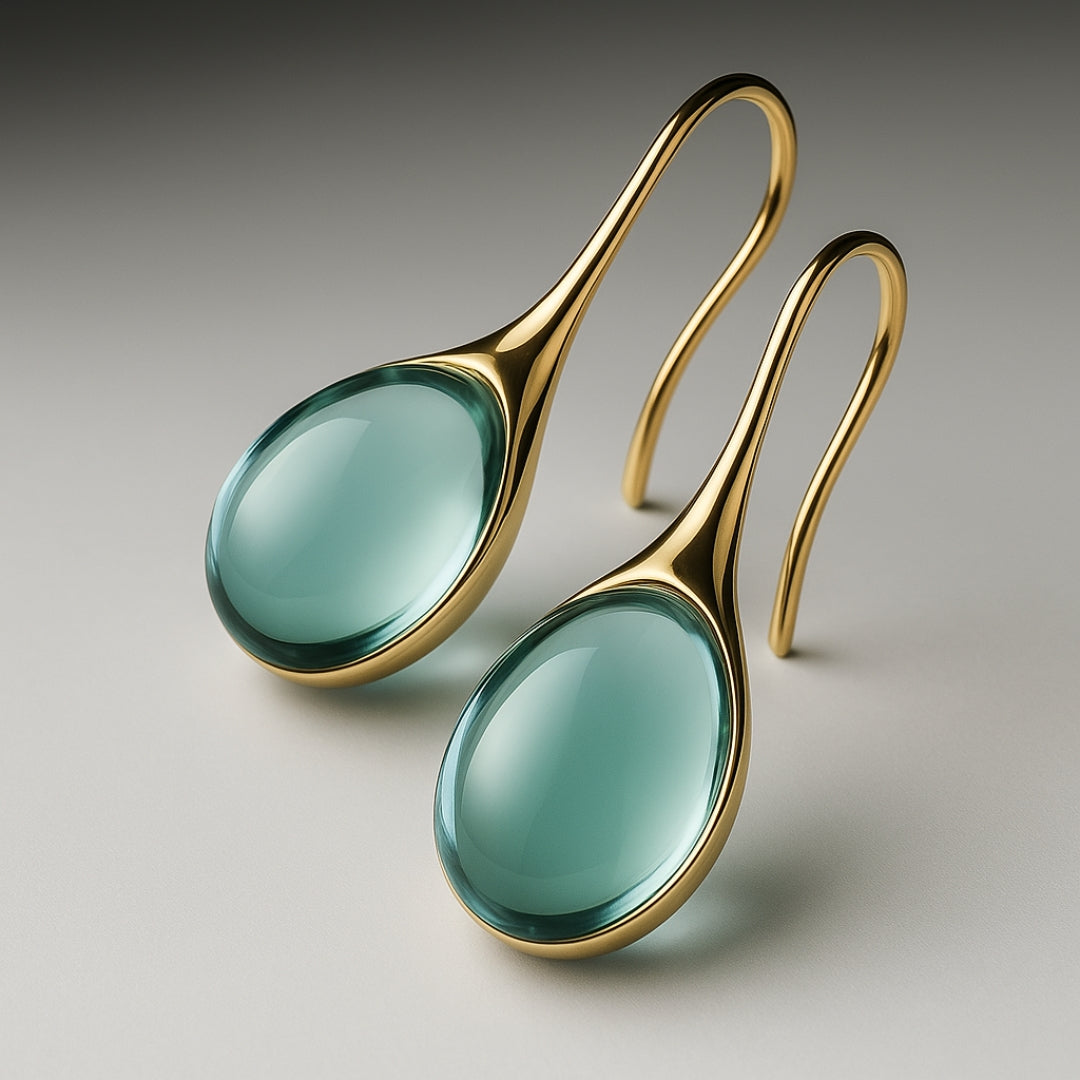 Crystal drop earrings "Cocktail Hour" – Elegant & refined