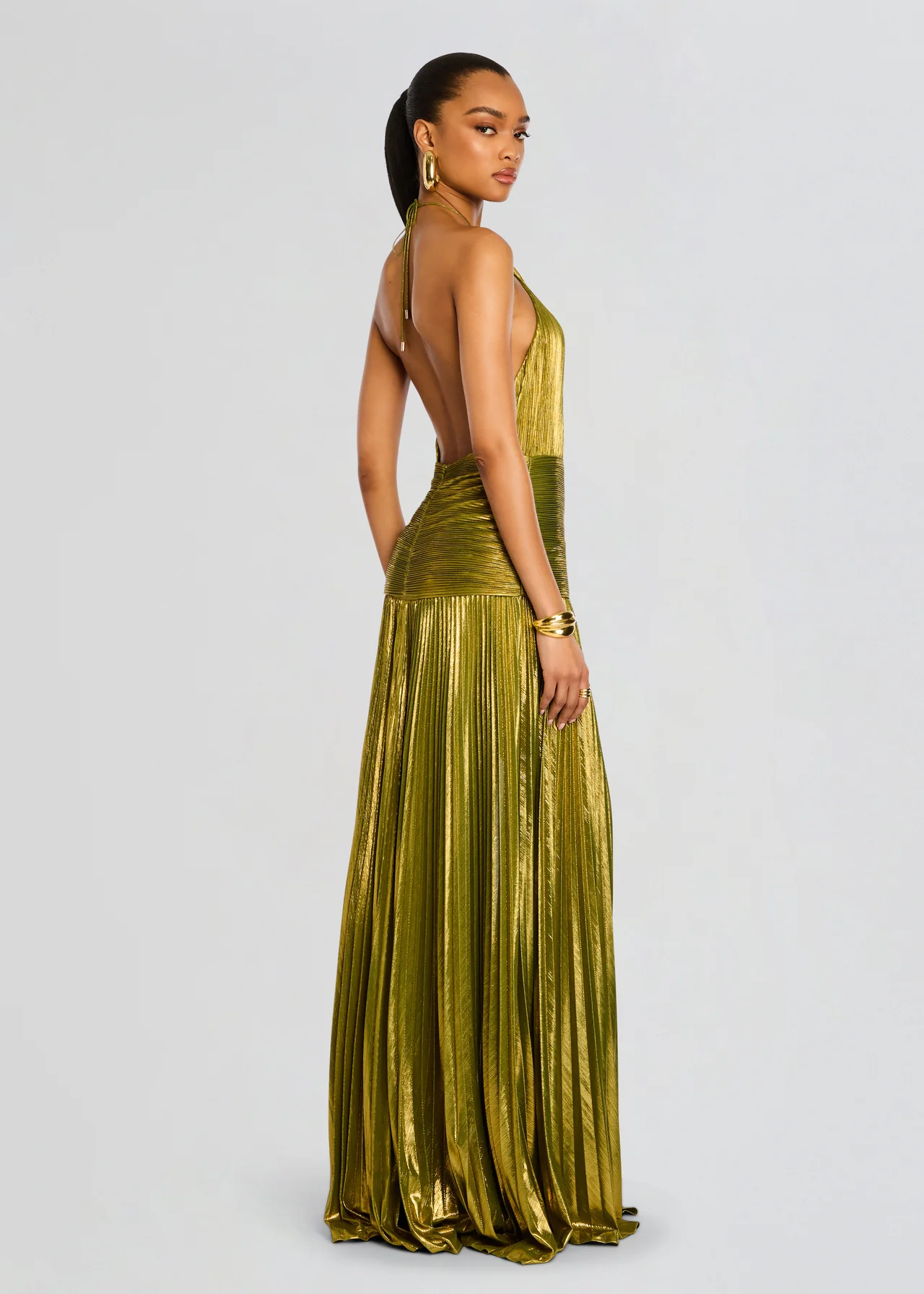 Silk dress "Morning Coffee" – Elegant & refined