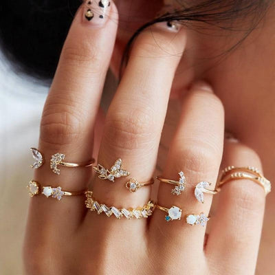 Unique premium rings "Cocktail Hour" – Elegant & refined