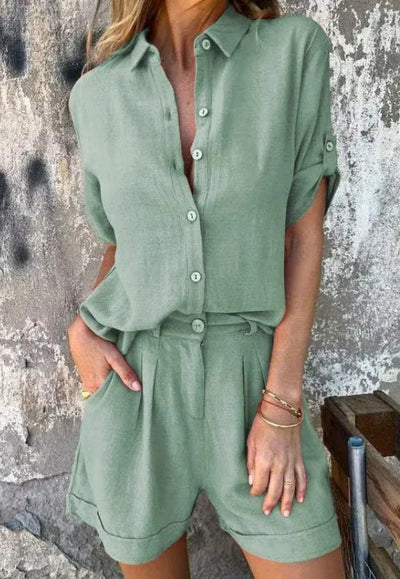 Linen set "Garden Party" – Pure & effortless