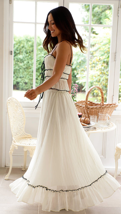 Ruffle Maxi Set