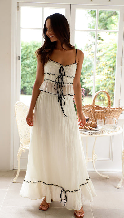 Ruffle Maxi Set
