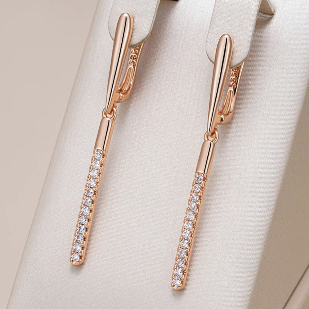 Gold earrings "Sunset Soirée" – Elegant & refined