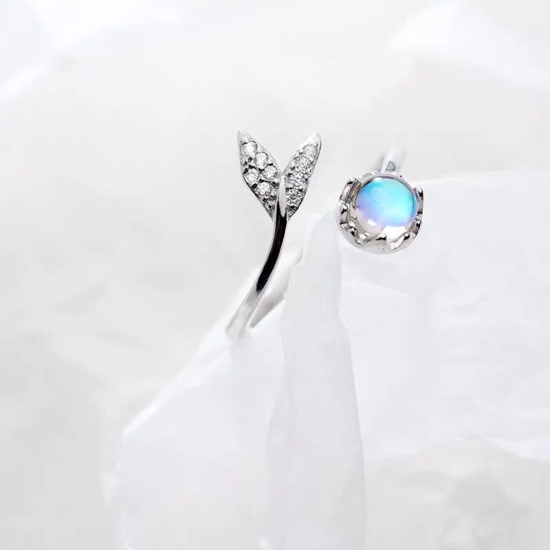 Dolphin tail adjustable ring "Sunset Soirée" – Elegant & refined