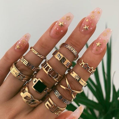 Unique premium rings "Cocktail Hour" – Elegant & refined