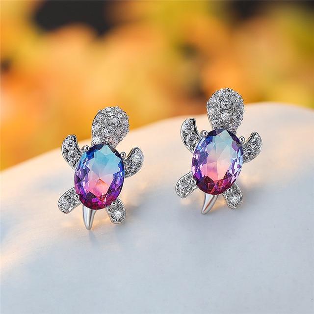 Zirconium and silver earrings "Beach Walk" – Carefree & beautiful