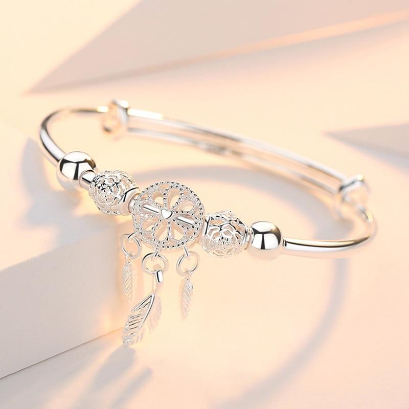 925 silver dreamcatcher bracelet "Sunset Soirée" – Elegant & refined
