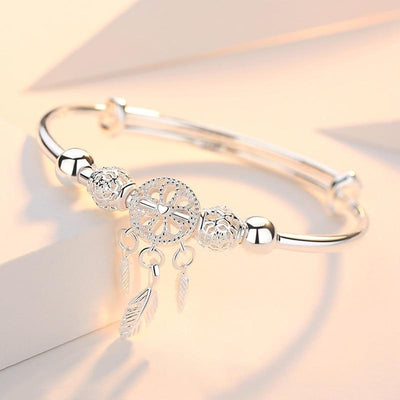 925 silver dreamcatcher bracelet "Sunset Soirée" – Elegant & refined