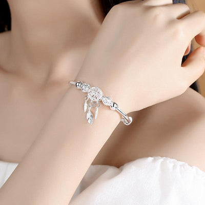 925 silver dreamcatcher bracelet "Sunset Soirée" – Elegant & refined