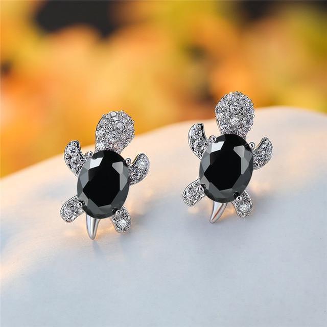 Zirconium and silver earrings "Beach Walk" – Carefree & beautiful