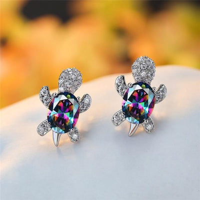 Zirconium and silver earrings "Beach Walk" – Carefree & beautiful