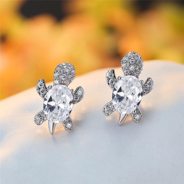Zirconium and silver earrings "Beach Walk" – Carefree & beautiful