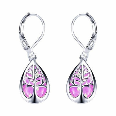 Opal and silver earrings "Garden Party" – Elegant & refined