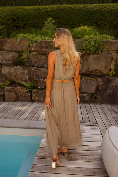 Silk dress "Garden Party" – Elegant & refined