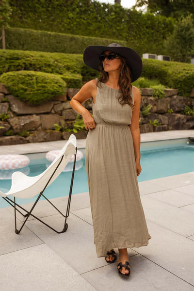 Silk dress "Garden Party" – Elegant & refined