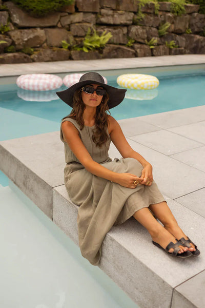 Silk dress "Garden Party" – Elegant & refined