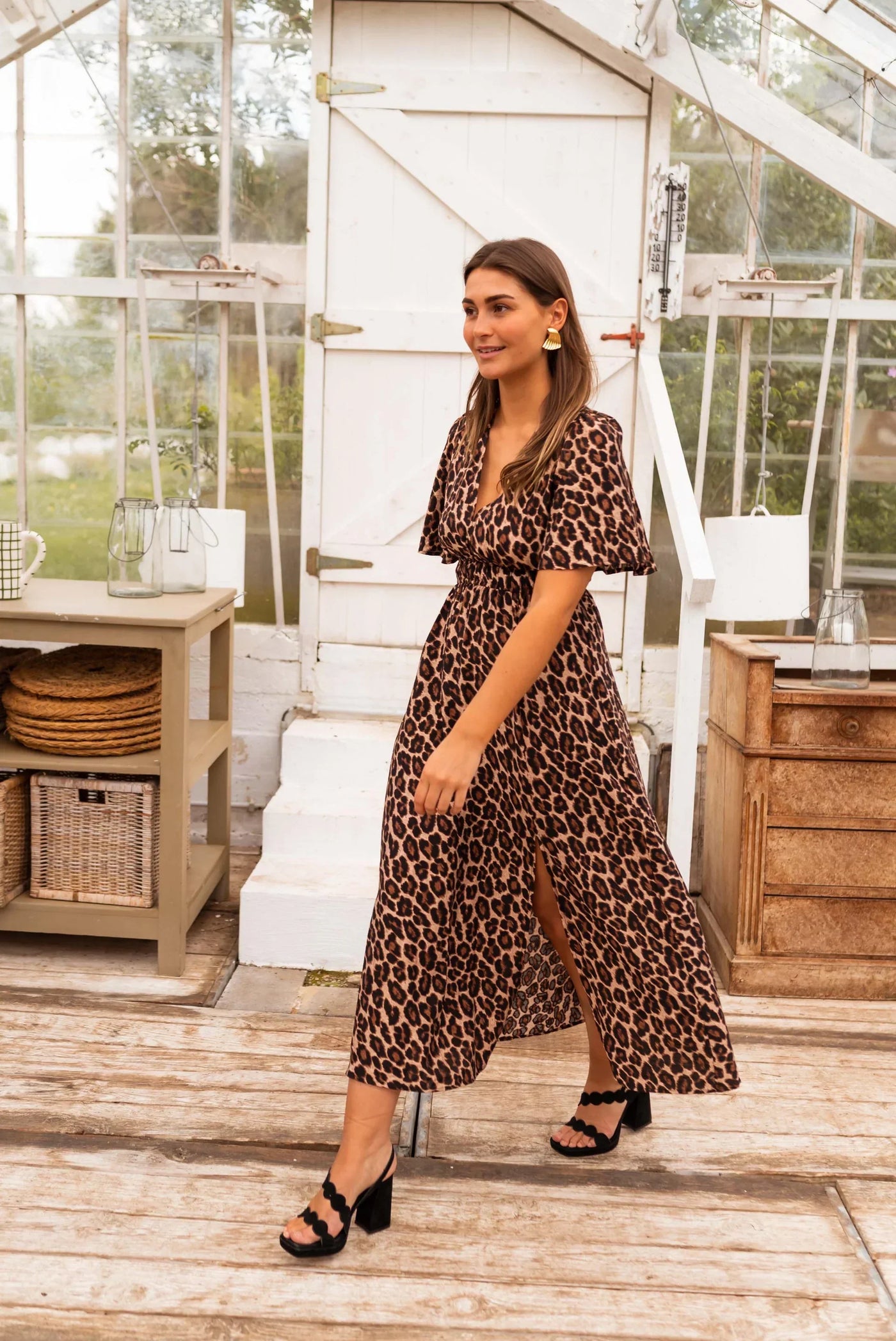 Silk dress "Garden Party" – Elegant & refined