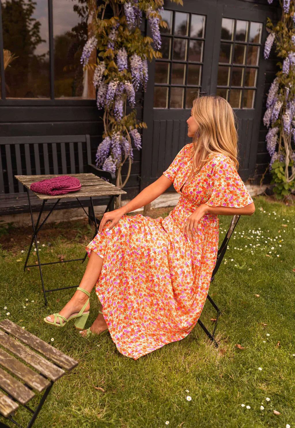 Silk dress "Morning Coffee" – Light & airy
