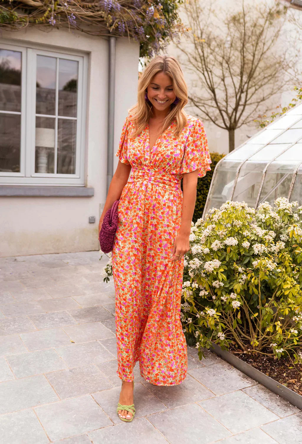 Silk dress "Morning Coffee" – Light & airy