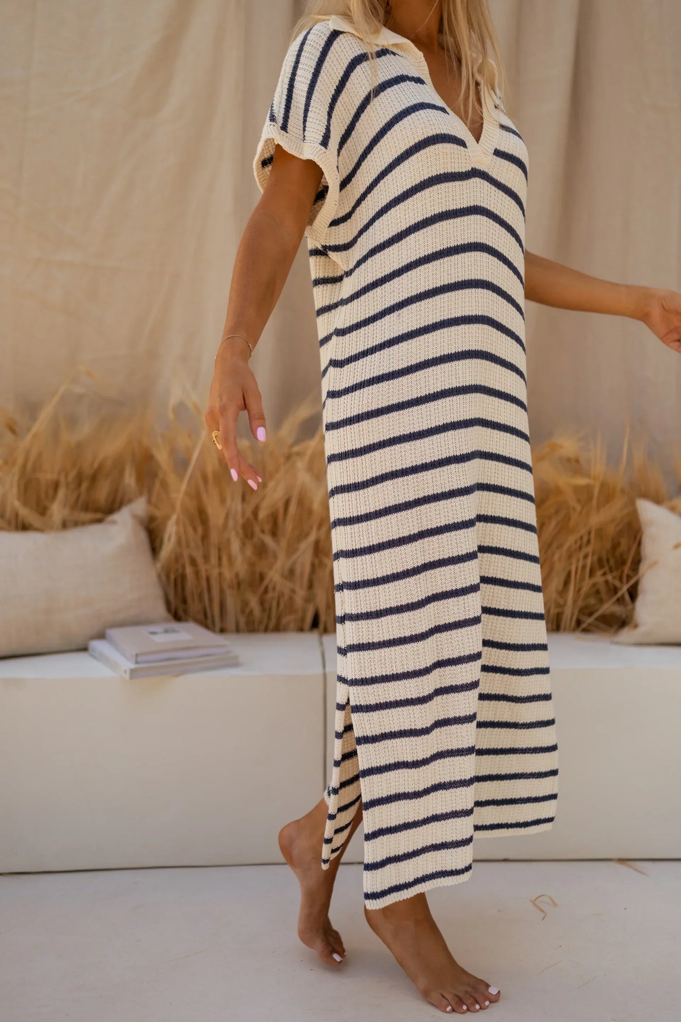 Silk dress "Morning Coffee" – Fresh & feminine
