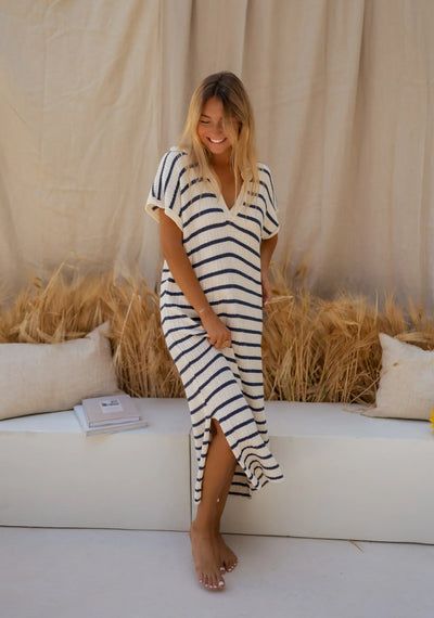 Silk dress "Morning Coffee" – Fresh & feminine
