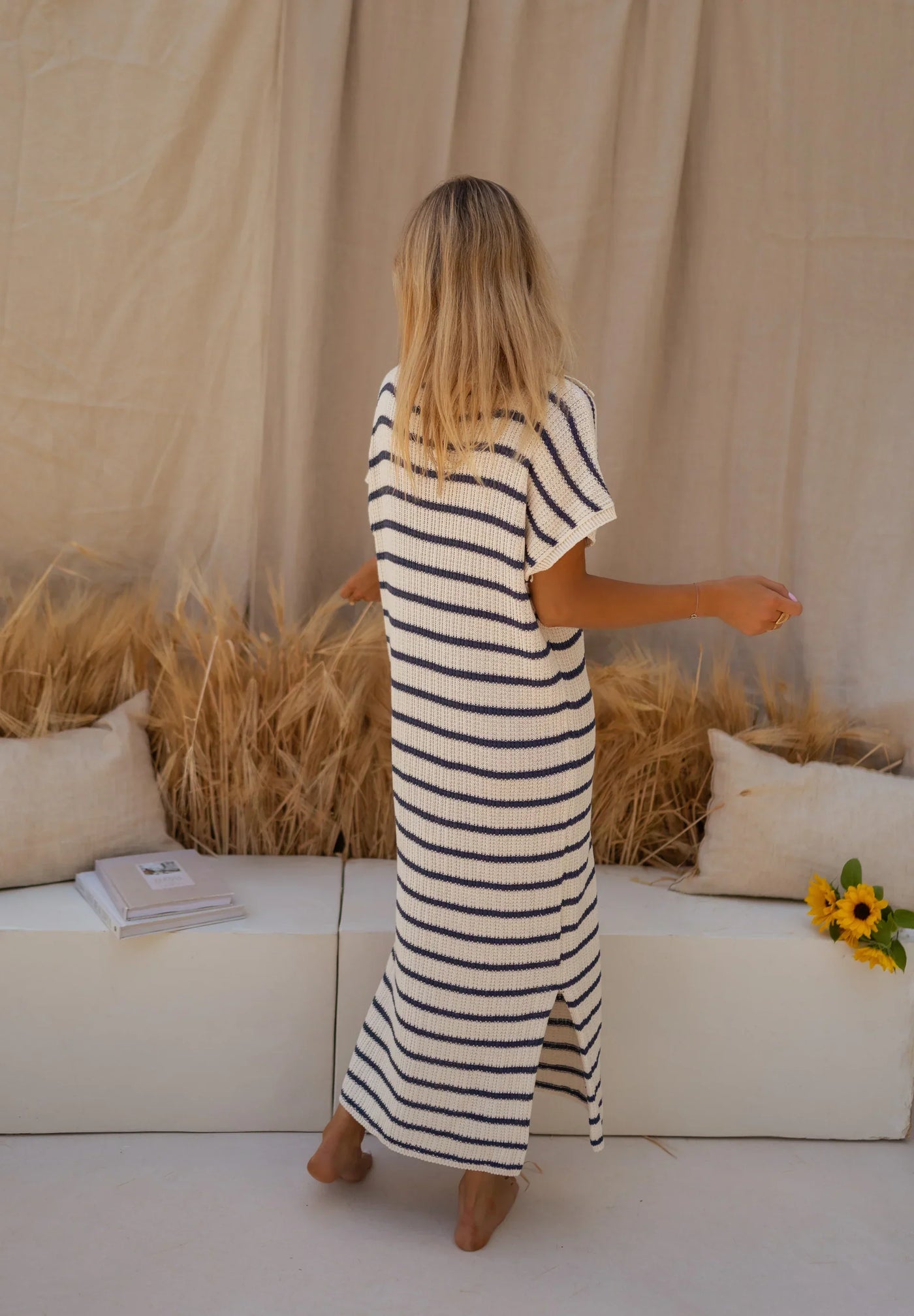 Silk dress "Morning Coffee" – Fresh & feminine