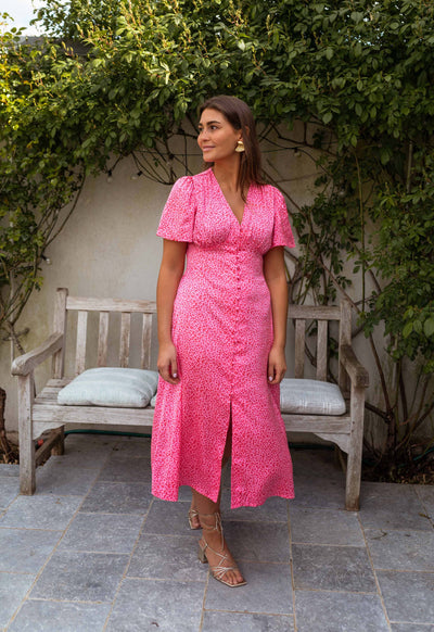 Silk dress "Garden Party" – Fresh & feminine