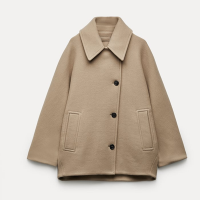 Wool oversized coat "Weekend Getaway" – Elegant & refined